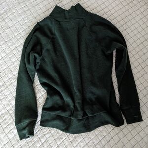 Fleece maternity/nursing sweater